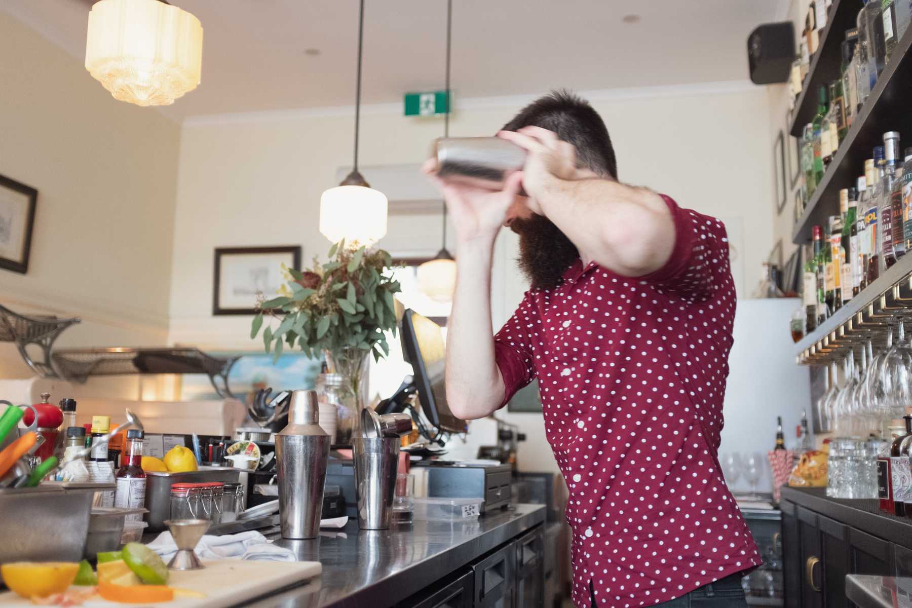 Mixing a Cocktail